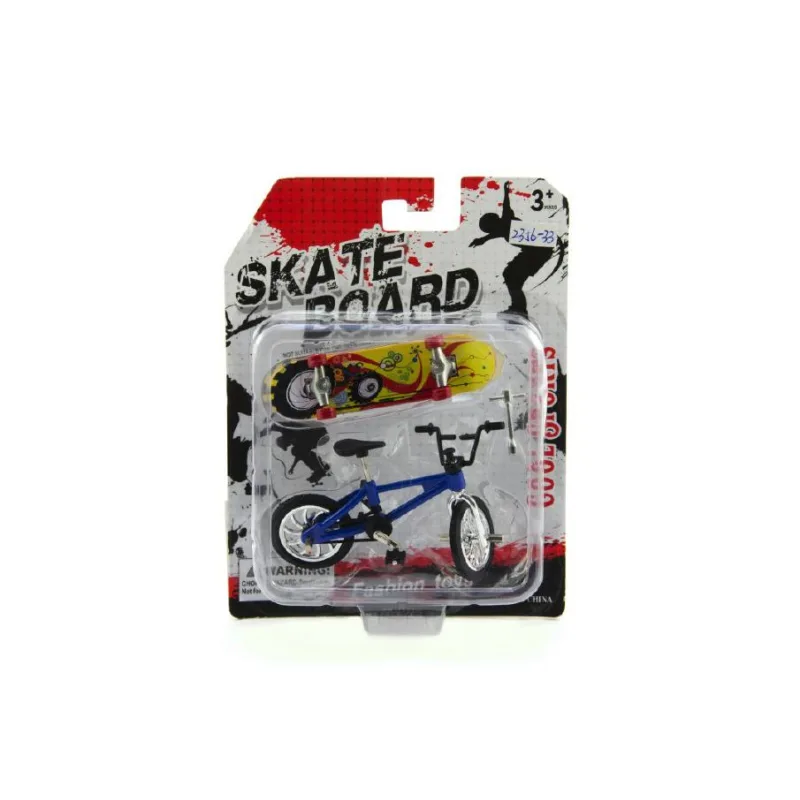 Teddies Skateboard fingerboard prstový s kolesom plast 10cm asst mix druhov