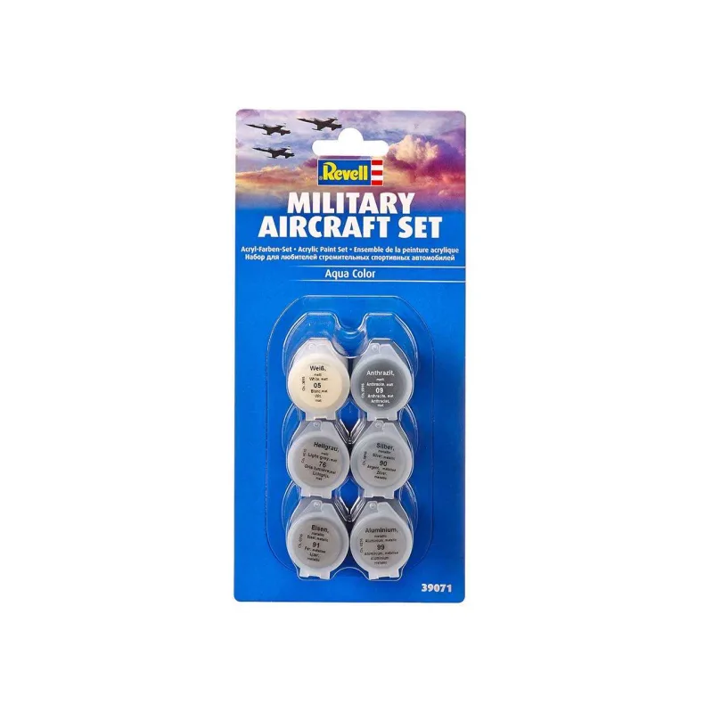 Revell Sada farieb Aqua Color 39071 - Military Aircraft Set