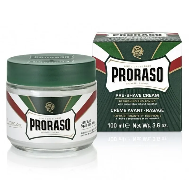 PRORASO Eucalyptus Osviežujúci krém pred a po holení - eukalyptus 100ml