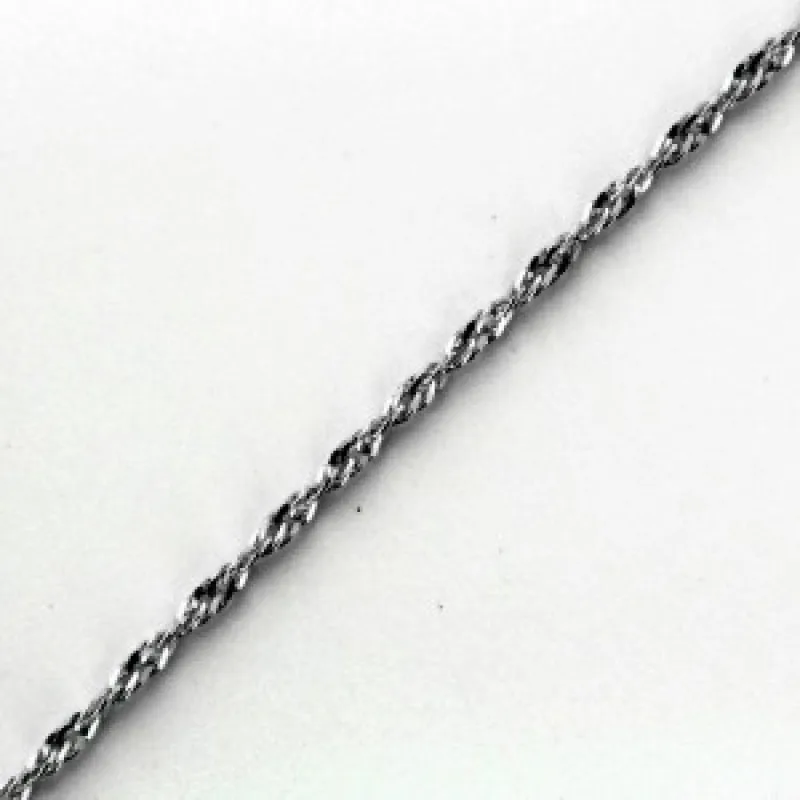 Zlatá retiazka z bieleho zlata KA SING020W, 50, 1.18 g