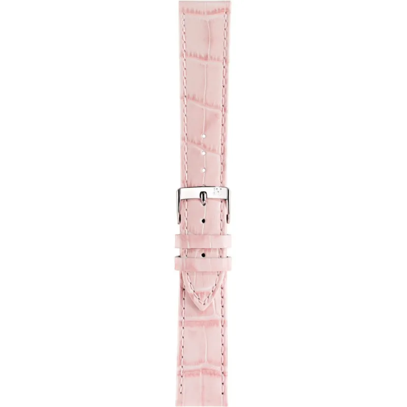 Bolle EC - Kožený remienok na hodinky 18 mm ružový MORELLATO A01X5203480189CR18