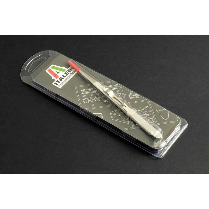 Italeri Taleri Fine serrated locking tweezers - 160mm 50821 - pinzeta na uchytenie