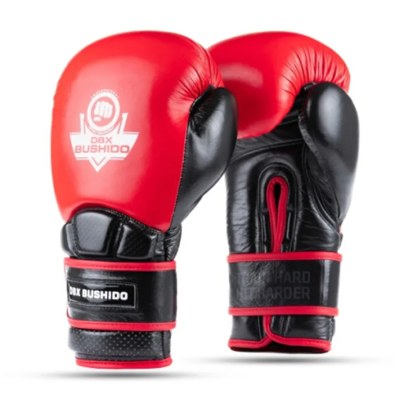 Boxerské rukavice DBX BUSHIDO Warrior RED 14oz.