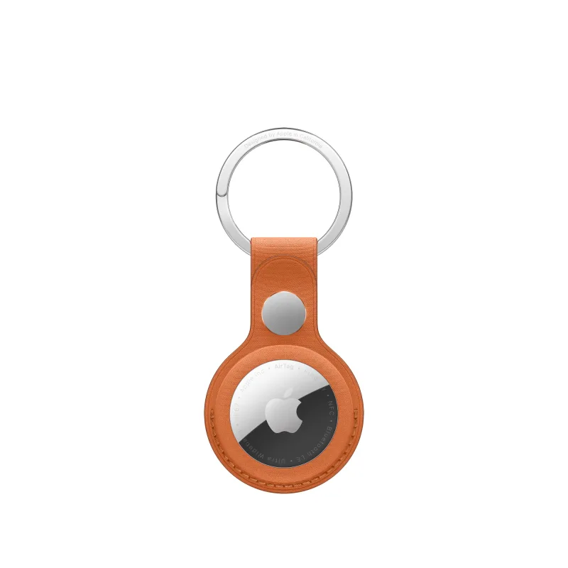 APPLE AirTag FineWoven Key Ring - Fox Orange MGFY4ZM/A