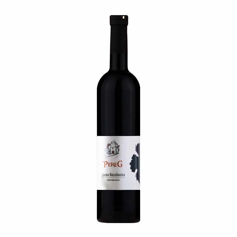 Pereg Cuvée Bazulienka z bazových kvetov a hrozna 11% 0,75 l (čistá fľaša)