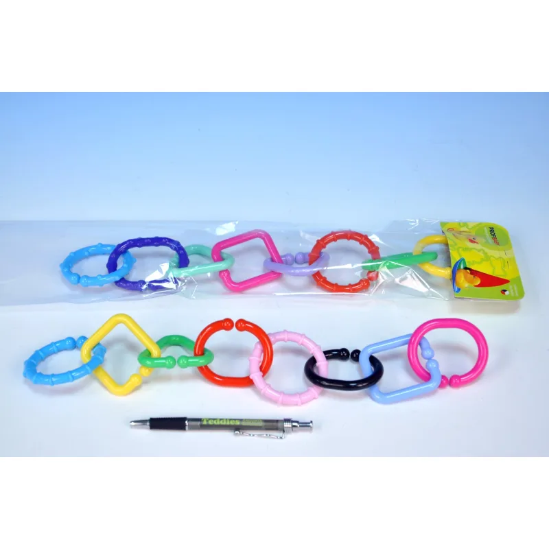 Profibaby Reťaz/zábrana 8 tvarov plast v sáčku 11x48x3cm 0m+