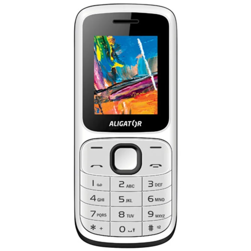 ALIGATOR D210 Dual sim bílo-černý AD210WB