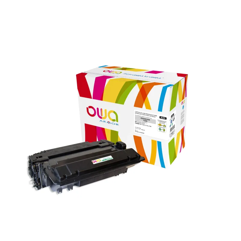 OWA Armor toner kompatibilní s HP LJ P3015, CE255X, 12000st, černá/black K15222OW