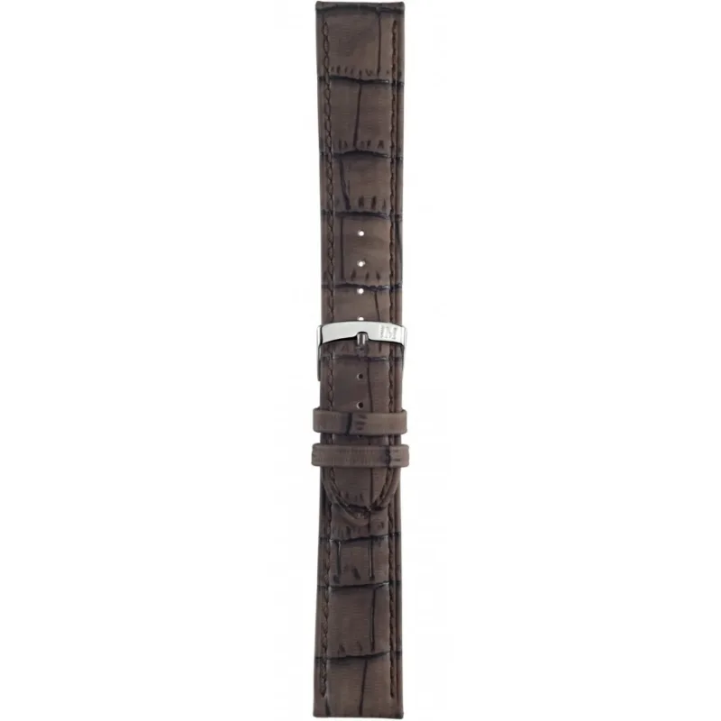 Larice - Koženkový Vegan remienok na hodinky 18 mm hnedý MORELLATO A01U3936A70032CR18