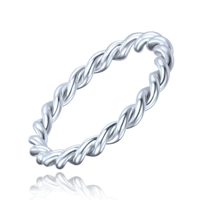 Elegantný strieborný prsteň MINET JMAS0280SR, 48, 1.15 g