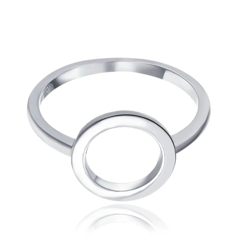 Strieborný prsteň MINET JMAN0516SR, 51