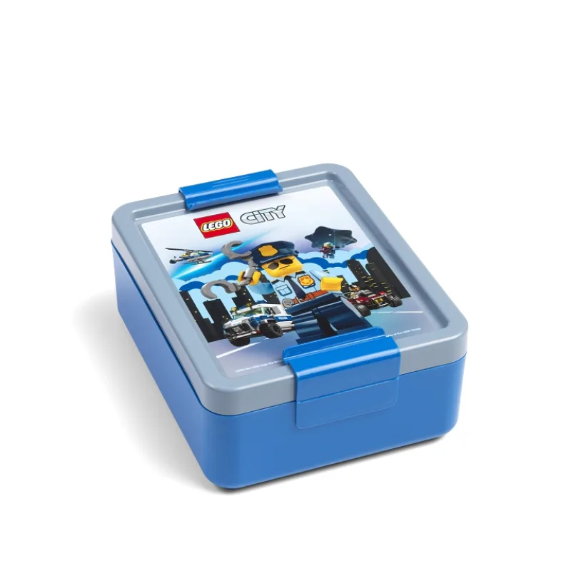 Smartlife LEGO City box na svačinu - modrá