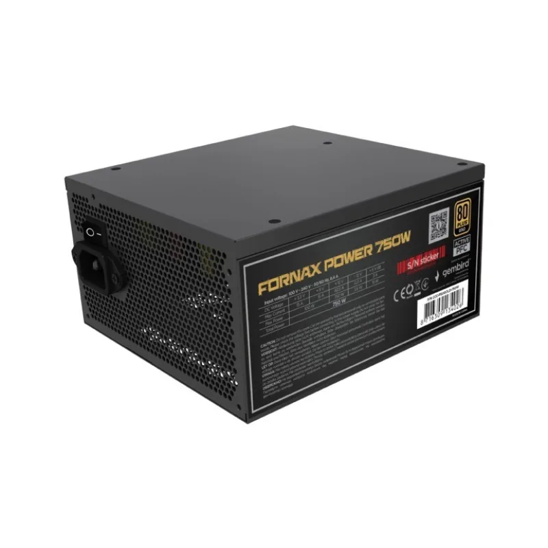 GEMBIRD FX modular 750W 80+ Gold ATX 3.1 CCC-PSUGOLD-750W