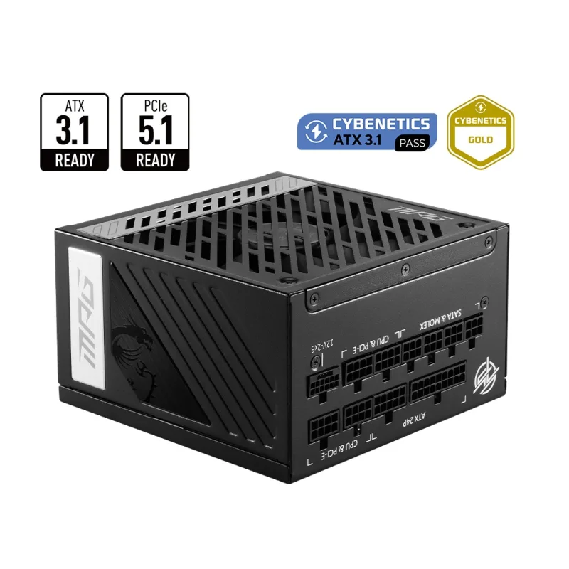 MSI zdroj MPG A1000G PCIE5 1000W 80PLUS GOLD m 306-7ZP7C11-CE0