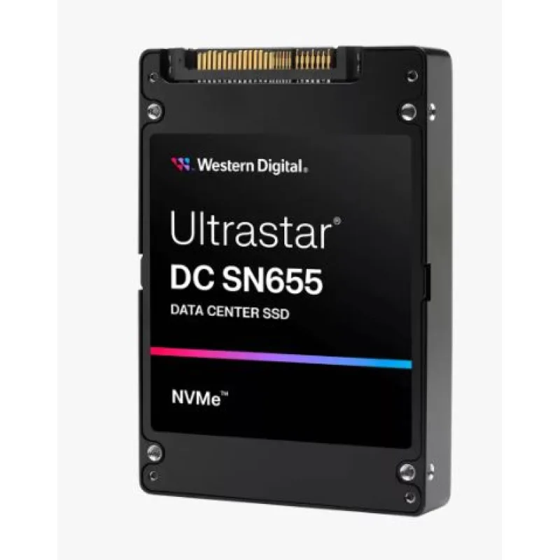 WESTERN DIGITAL WD Ultrastar SN655/7,68TB/SSD/U 3.15/Černá/5R 0TS2462