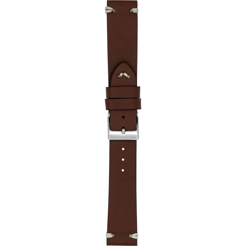 Kožený remienok na hodinky 20 mm hnedý A-NIS AK1638.02-20
