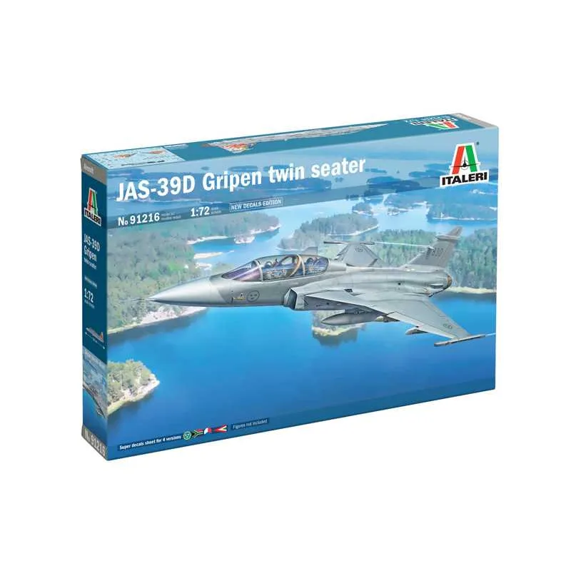Italeri Mode Kit letadlo 91216 - JAS-39 Twin Seater (1:72)