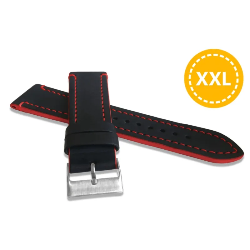 Kožený remienok na hodiny Tailor Top Grain XXL LAVVU LSQBR22