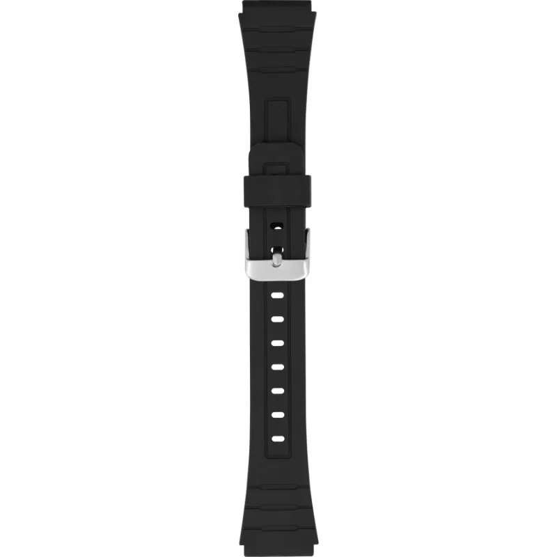 Plastový remienok na hodinky 20 mm čierny A-NIS AP9709.01-20