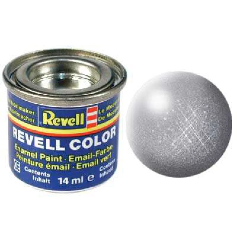 Revell Farba emailová - 32191: metalická oceľová (steel metallic)