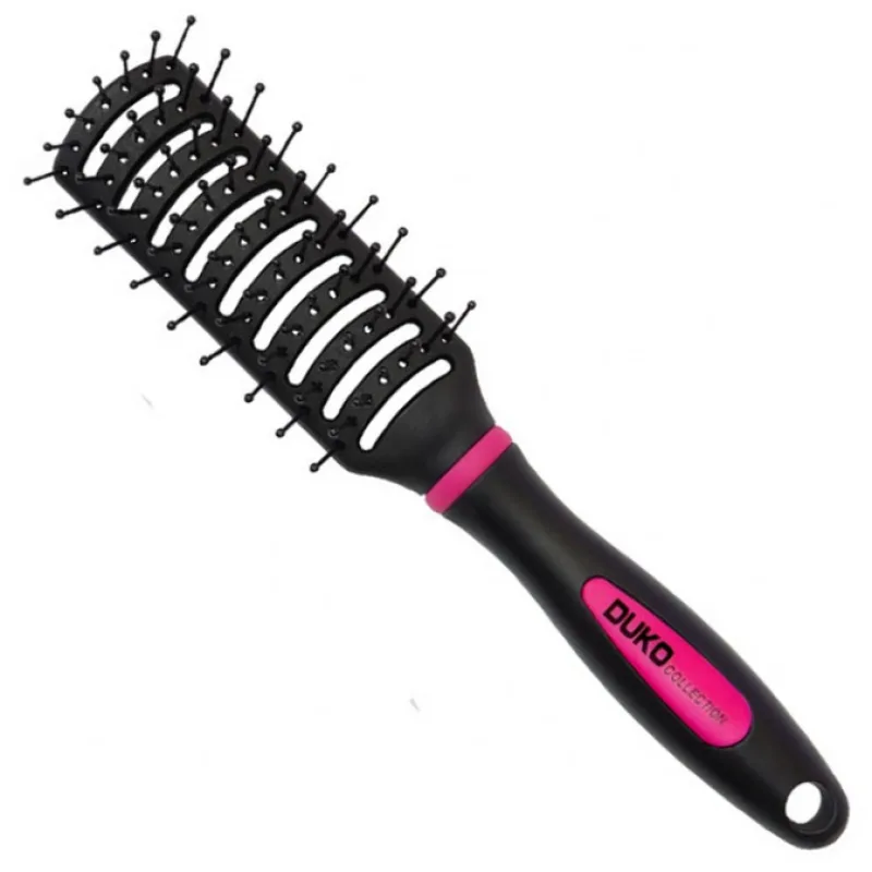 DUKO-EXIM DUKO 97I6 Kefa na rozčesávanie vlasov Fuchsia 7 radov - 248x49mm