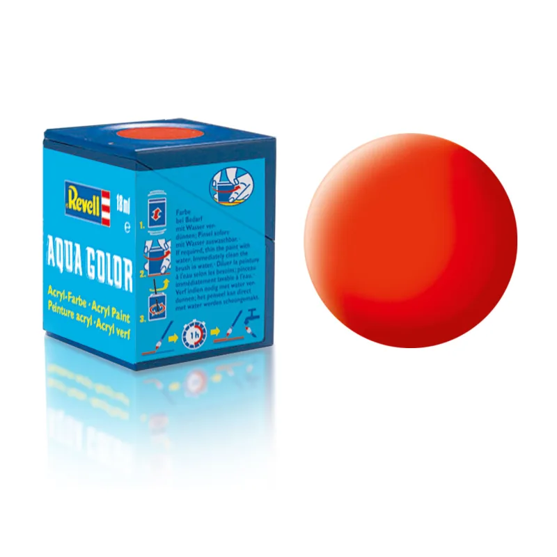 Revell farba akrylová - 36125: matná svetlo oranžová (luminous orange mat)