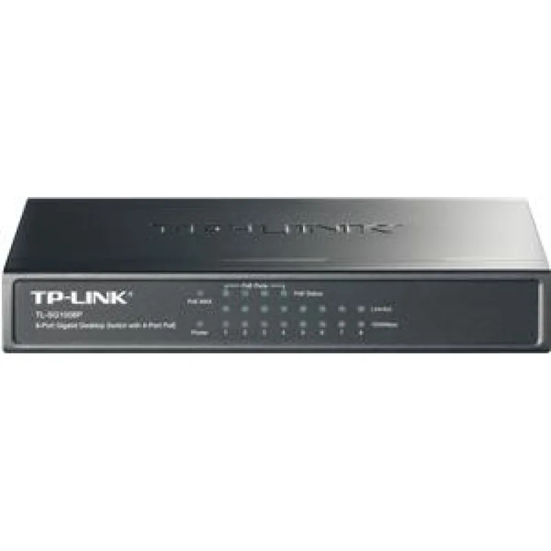 TP-Link TL-SG1008P 8xGB (4xPOE) 64W Desktop fanless Switch TL-SG1008P