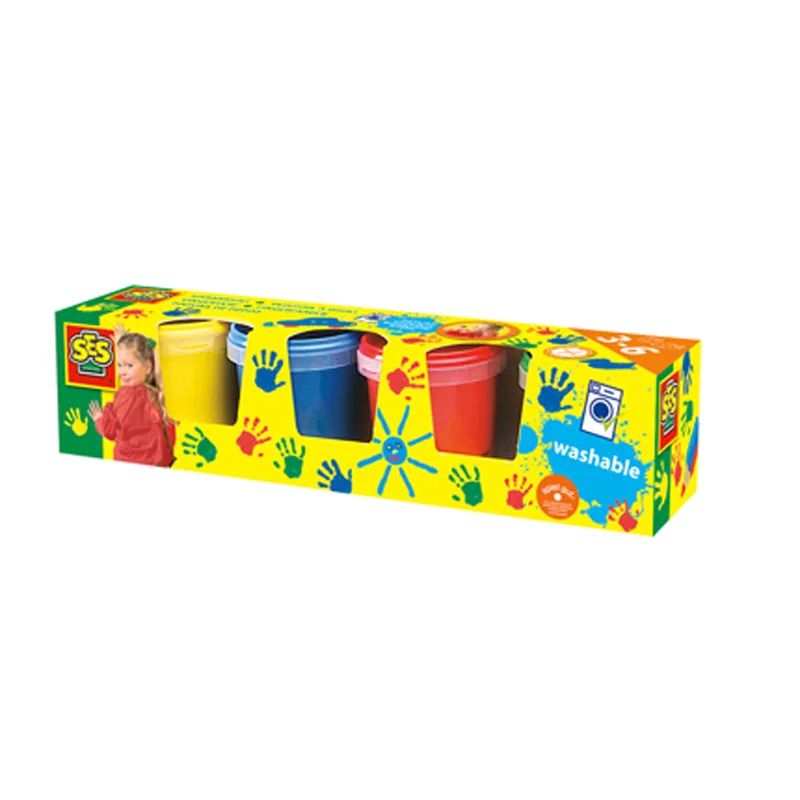 SES Prstové farby 4x150ml