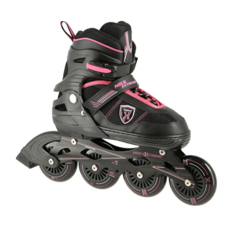 Kolečkové brusle NILS Extreme NA19088 růžové vel.M (35-38)