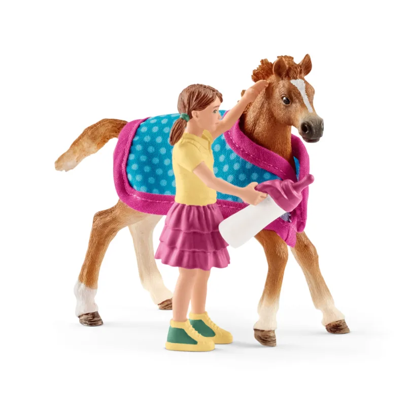 Schleich 42361 Žriebä s prikrývkou