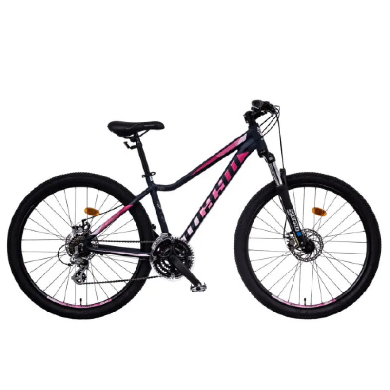 MAYO XC 27,5" TOUR D Horské kolo 2025, petrolejovo-růžové, Brzdy Mechanické SACCON