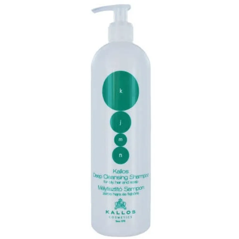 KALLOS KJMN Deep Cleansing Shampoo 500ml - šampón na mastné vlasy