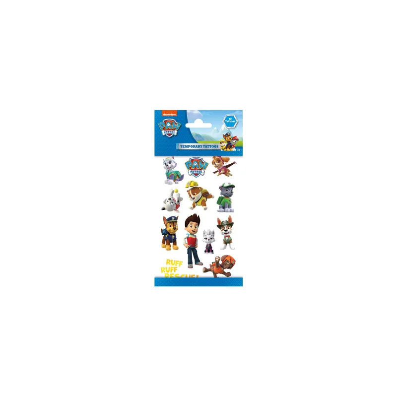 Lowlands Tetovanie farebné Labková patrola/Paw patrol 12ks v sáčku