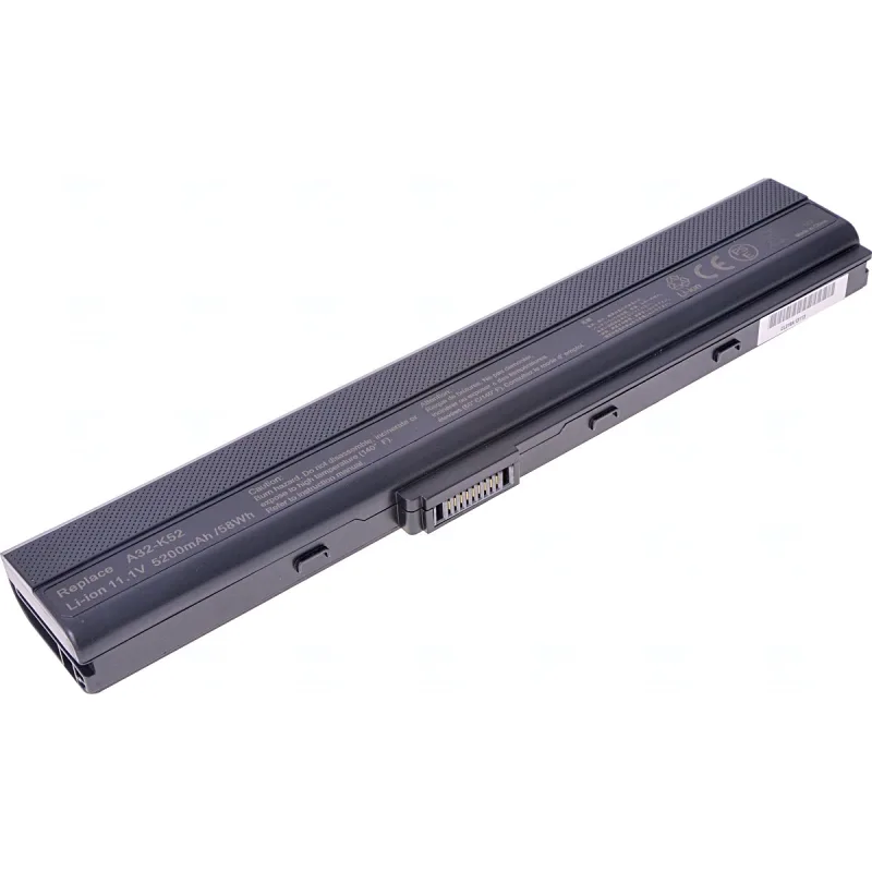 Baterie T6 Power pro Asus A42, A52, B53, K42, K52, P52, N82, X42, X52, 5200mAh, 58Wh, 6cell NBAS0066