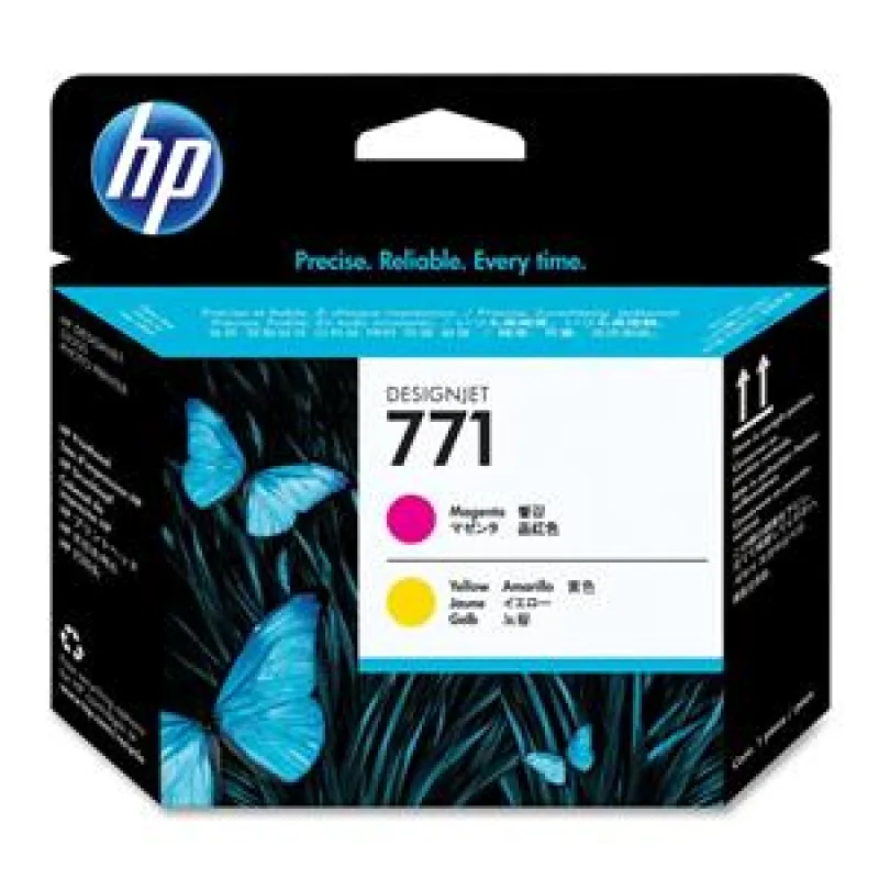 HP no 771 - purpurov/žlutá tisková hlava, CE018A CE018A