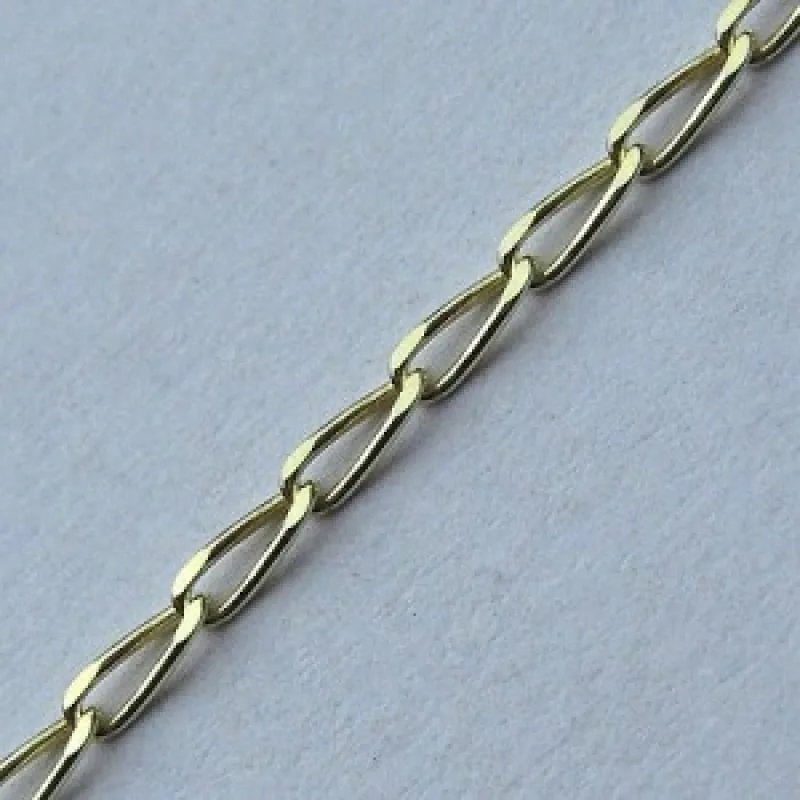 Zlatý řetízek jehličky - žluté zlato KA GRD/035, 38, 1.20 g