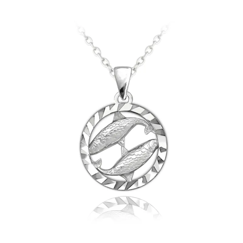 Náhrdelník Zodiac RYBY MINET JMAS9403SN45