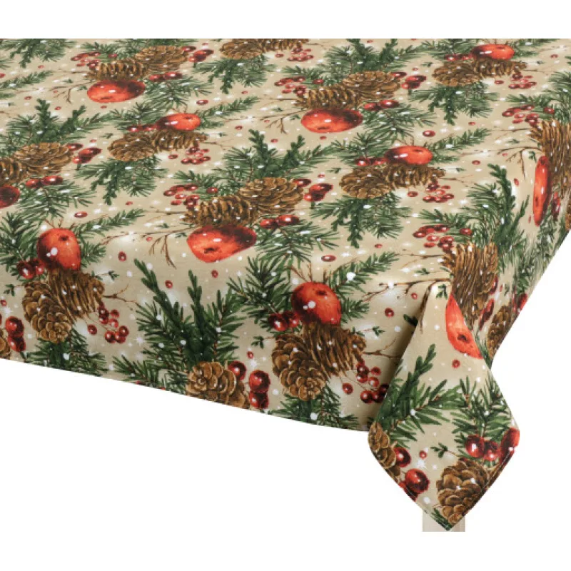 Bellatex Ubrus Šišky a jablka - 120x140 cm