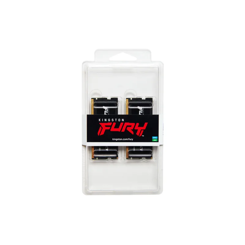 Kingston FURY Impact/SO-DIMM DDR5/16GB/4800MHz/CL38/2x8GB/Black KF548S38IBK2-16