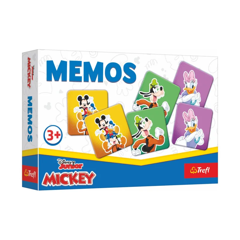 Trefl Pexeso papierové Mickey Mouse spoločenská hra 30 kusov v krabici 21x14x4cm