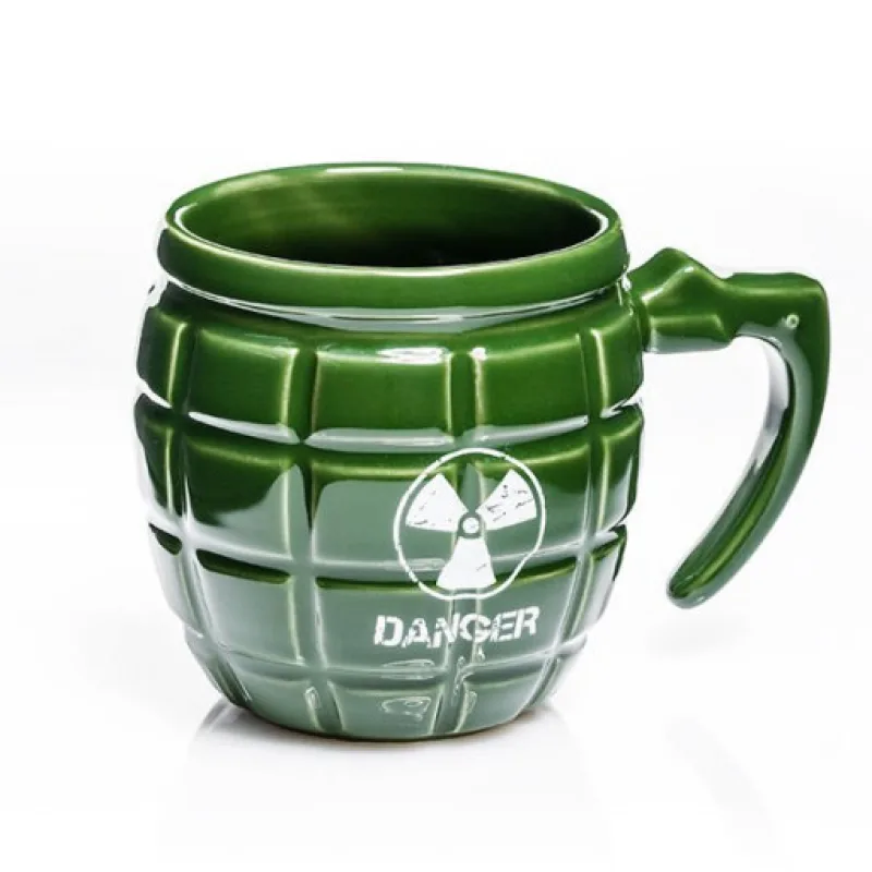 Gadget Master Granátový hrnek DANGER 460 ml. Zelený