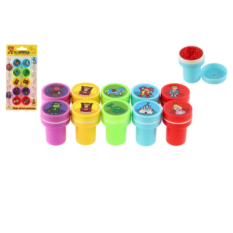 Teddies Pečiatky samonamáčacie Moje prvé rozprávky plast 10ks 2,5x4cm na karte