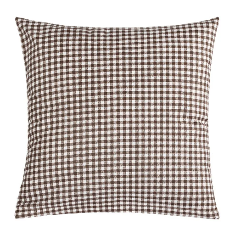 Bellatex Polštářek BERTA, Kostička hnědá - 45x45 cm