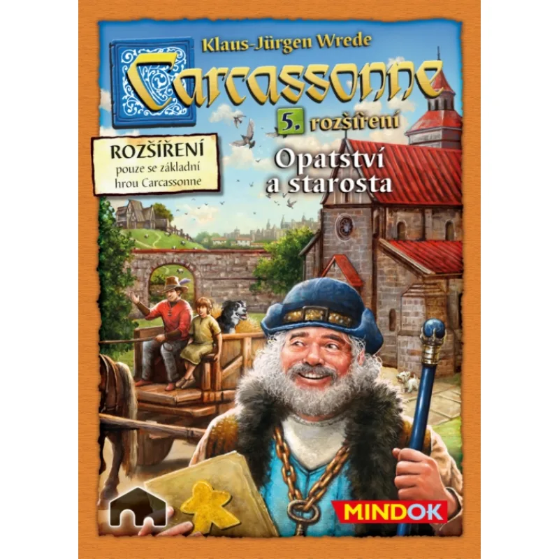 Mindok Carcassonne Opatstvo a starosta - rozšírenie 5
