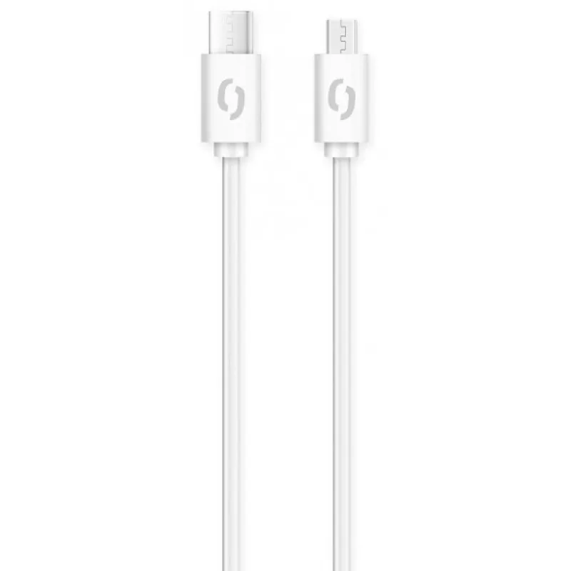 ALIGATOR Datový kabel POWER 3A, USB-C/microUSB bílý DATKP42