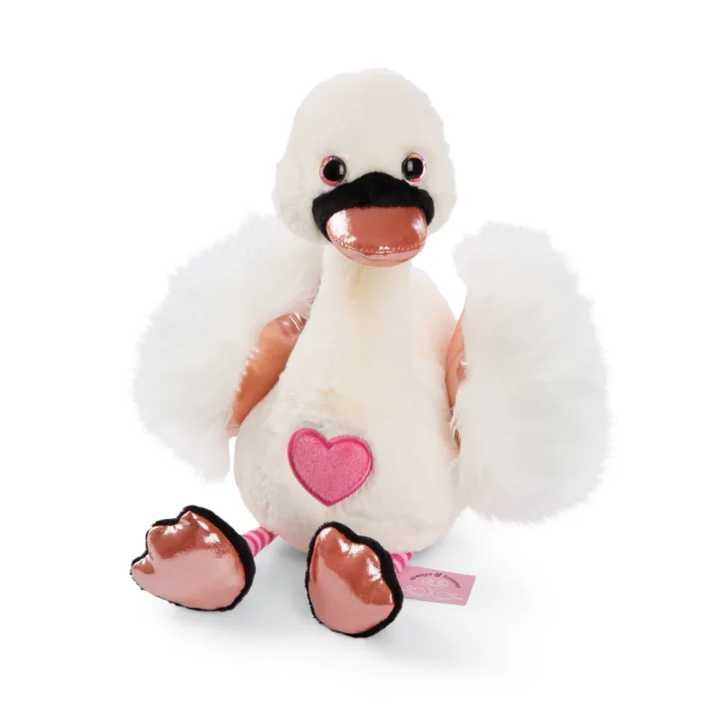 NICI plyš Love Biela labuť 35cm, GREEN