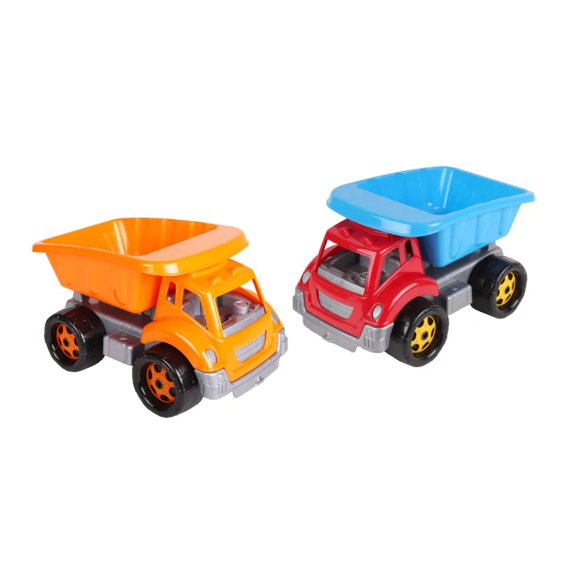 Teddies Auto stavebná sklápačka plast na voľný chod 3 farby 19x18x26cm 12m+