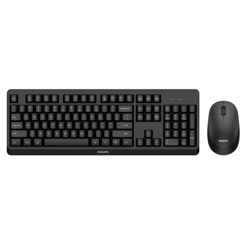 Philips klávesnice + myš SPT6307BL- bezdrátová US SPT6307BL