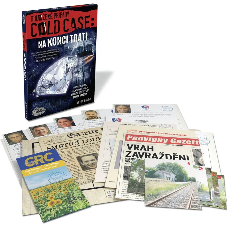 Ravensburger ThinkFun Odložené prípady: Na konci trate