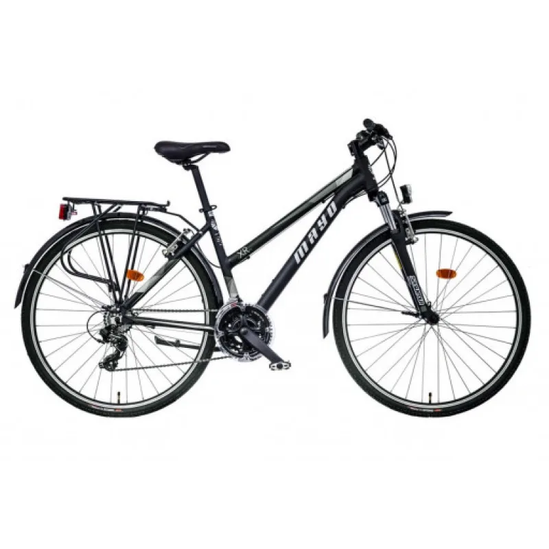 Mayo XR Basic Trek Flat dámské trekové kolo, černo-šedá